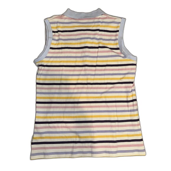 Horseware Ireland sleeveless Stripe Polo XXL 14 NWT - Picture 2 of 9
